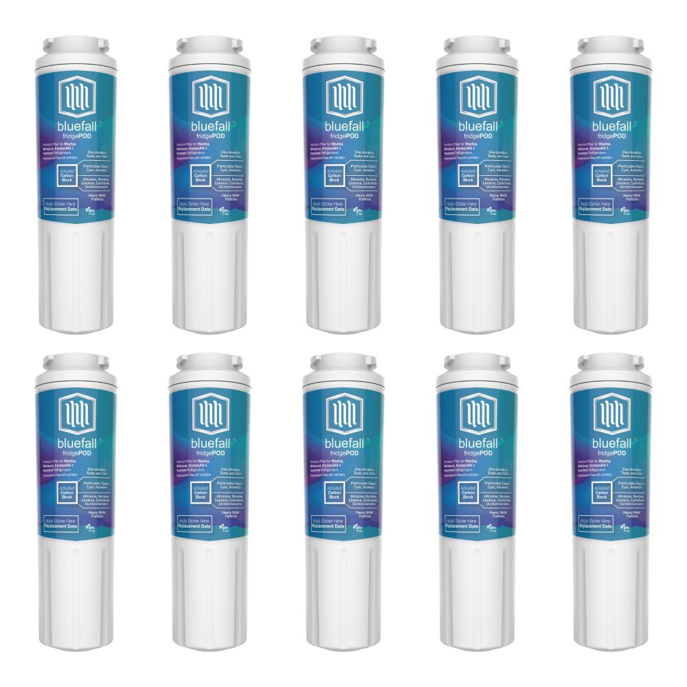 Bluefall 10 Compatible Refrigerator Water Filters Fits Maytag UKF8001 (Value Pack)BFUKF8001