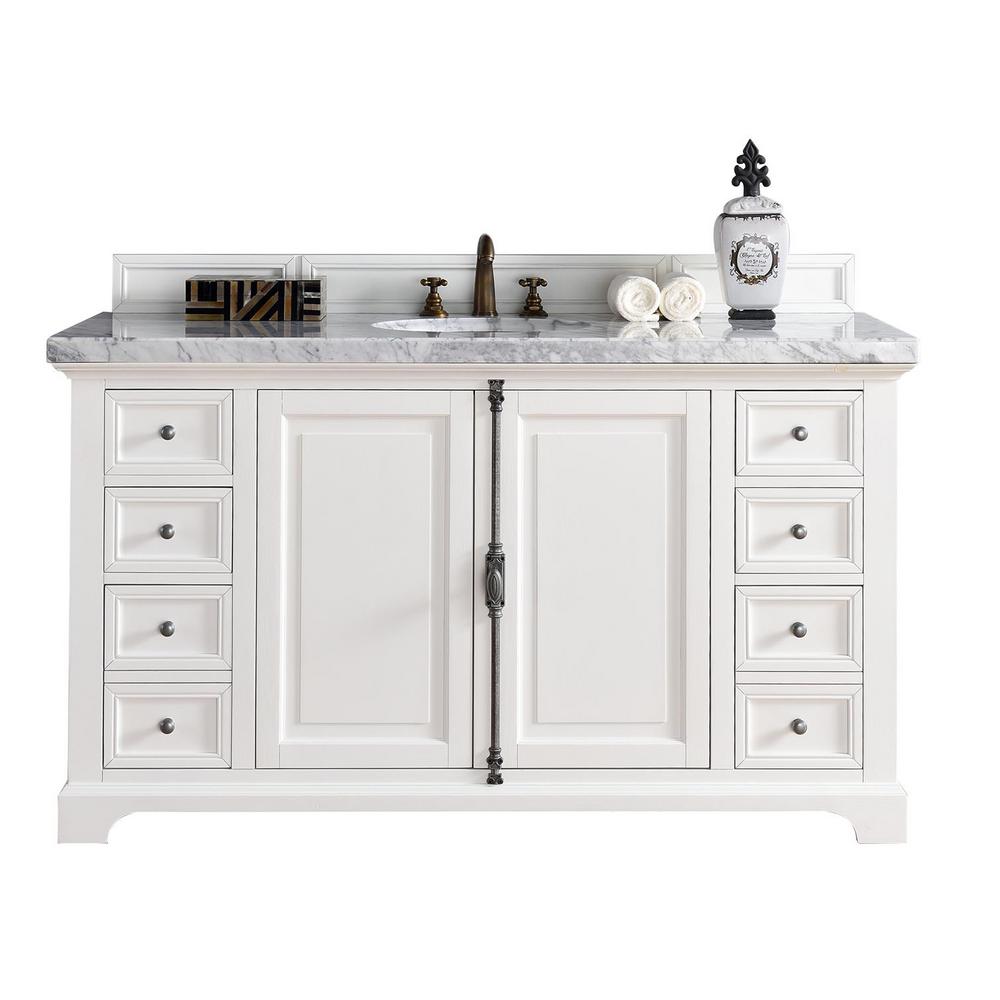 James Martin Signature Vanities Providence 60 in. W Single Vanity in