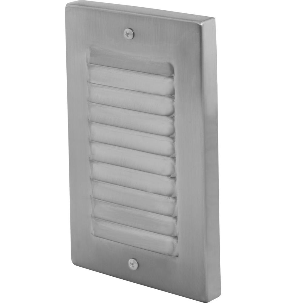 Amax Lighting 1 Light Nickel Vertical Led Deck Step Spv 1 Light Nickel Vertical Led Deck Step