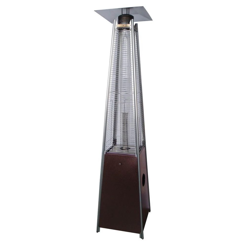 Az Patio Heaters 40 000 Btu Quartz Glass Tube Hammered Bronze Gas