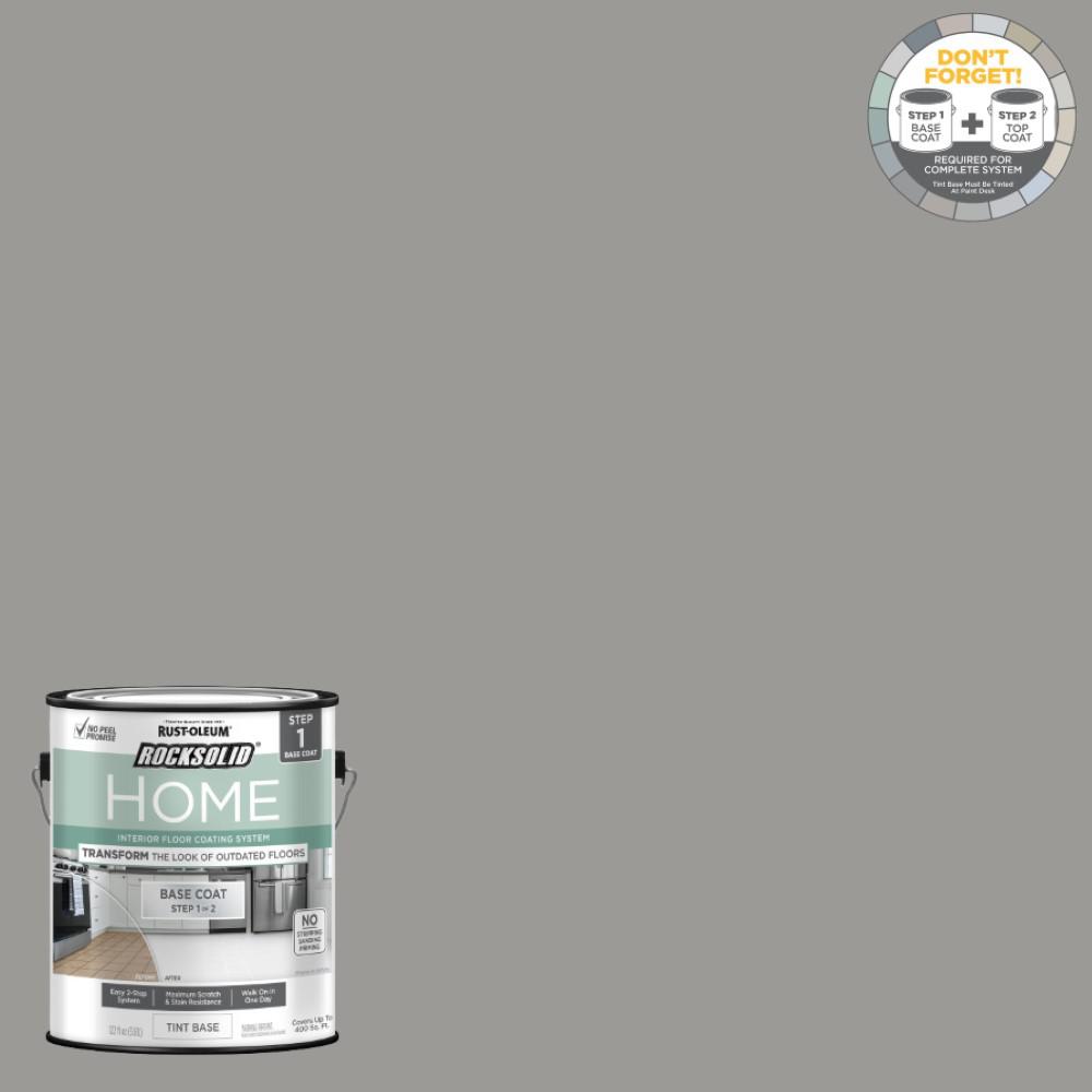 Rust Oleum Rocksolid Home 1 Gal Gray Owl Interior Floor Base Coating