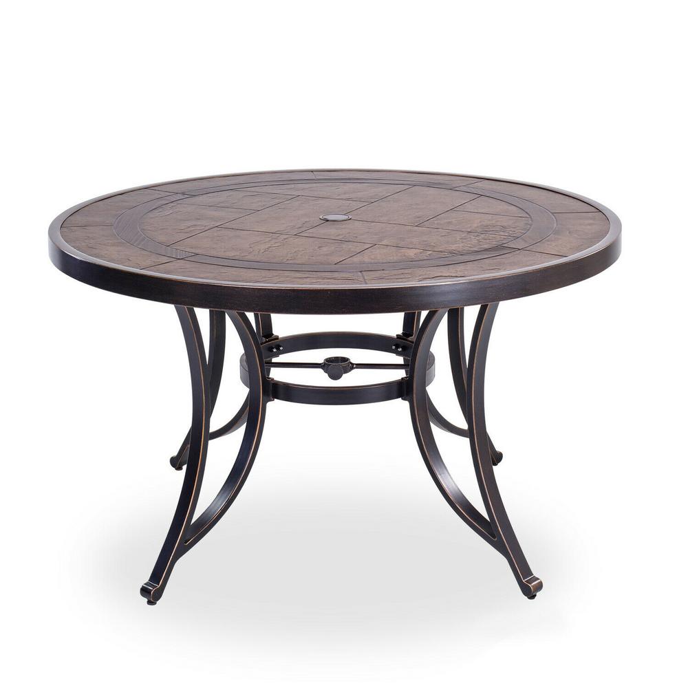 Boyel Living 5 Piece Outdoor Patio Dining Set With Beige Cushioned Aluminum Swivel Chairs And 48 In Round Mosaic Crafttech Table Bjc Xt5m83nwrz Bj24 The Home Depot - 48 Round Patio Table Set Boyel Living 5 Piece Outdoor Patio Dining Set With Beige Cushioned Aluminum Swivel Chairs And 48 In Round Mosaic Crafttech Table Bjc Xt5m83nwrz Bj24 The Home Depot - 48 Round Patio Table Set