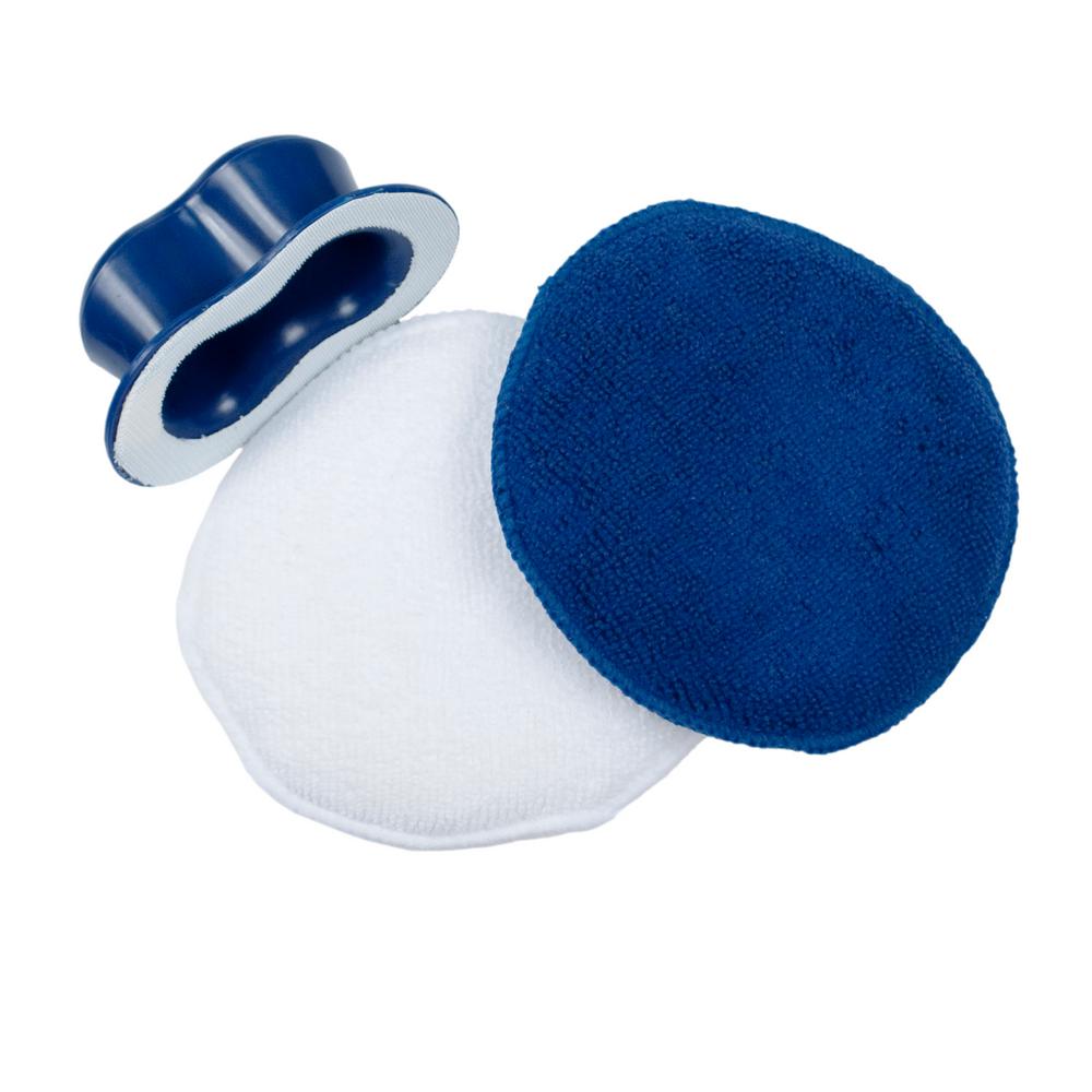 Detailer's Choice Microfiber Applicator Pads with Grip Handle (2Pack