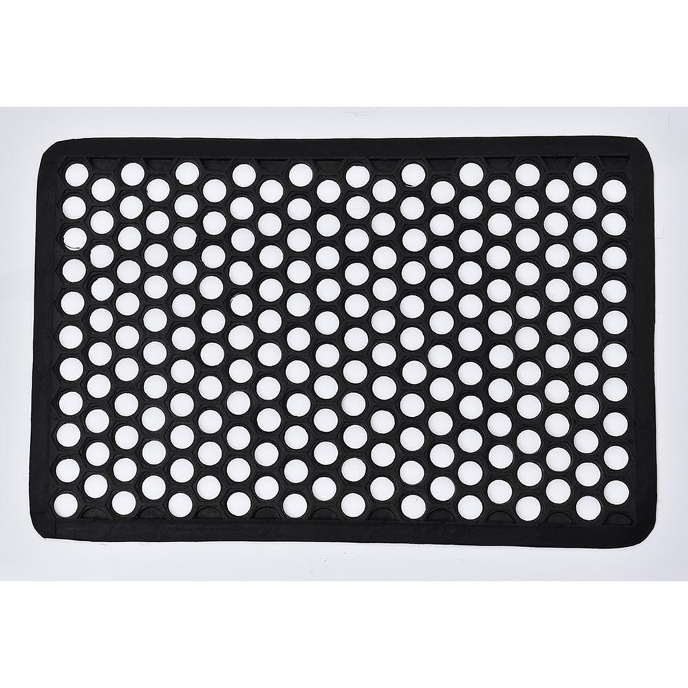 Evideco 16 In X 24 Black Outdoor Front Door Mat Harold Railing Internet 307728080 Evideco 16 In X 24 Black Outdoor Front Door Mat Harold Railing Rubber