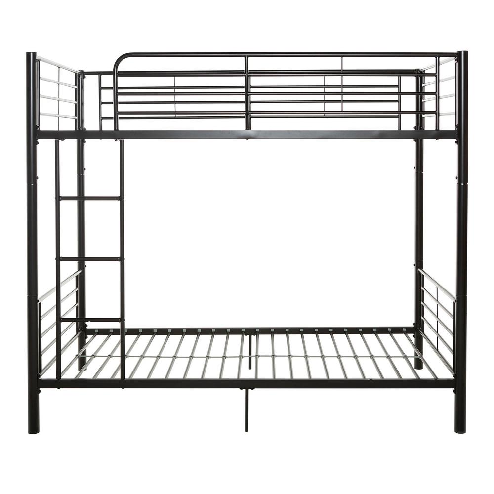 walker edison twin metal loft bed