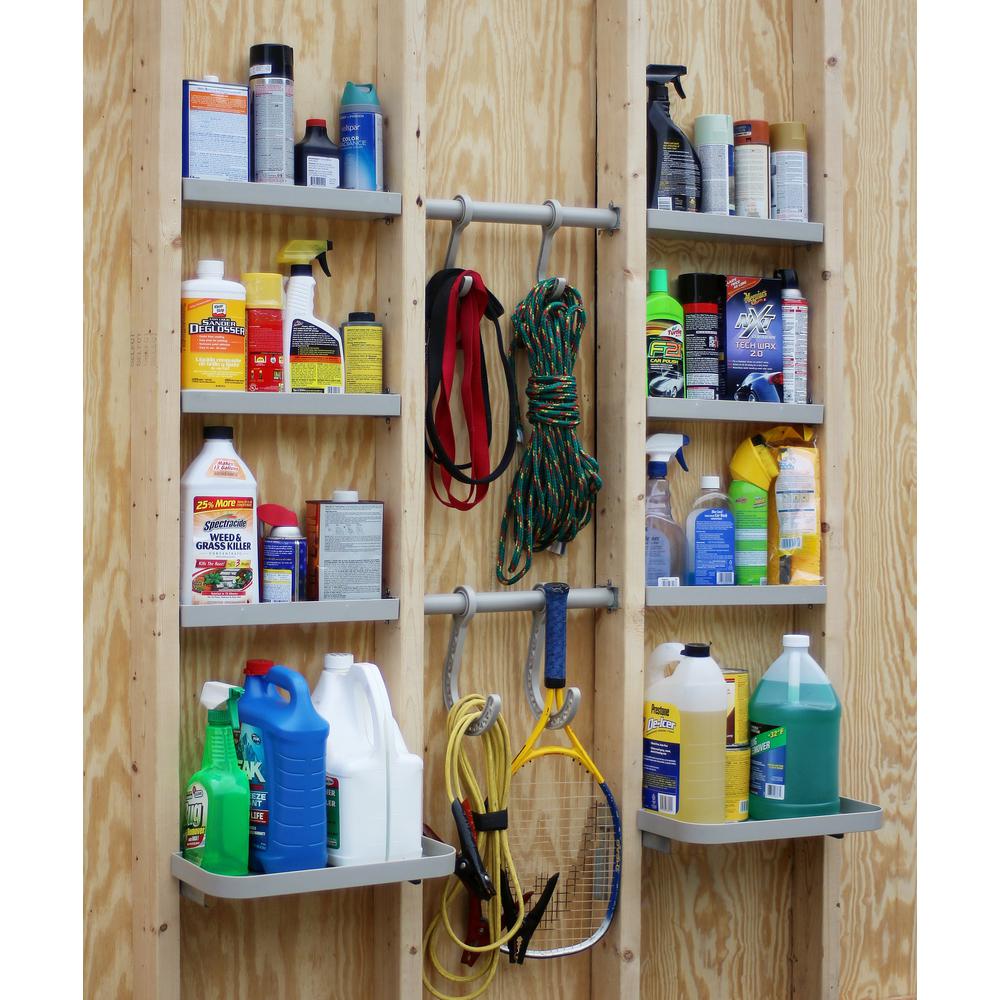 Unicaddy Versacaddy 48 In X 48 In Shelving And Hooks