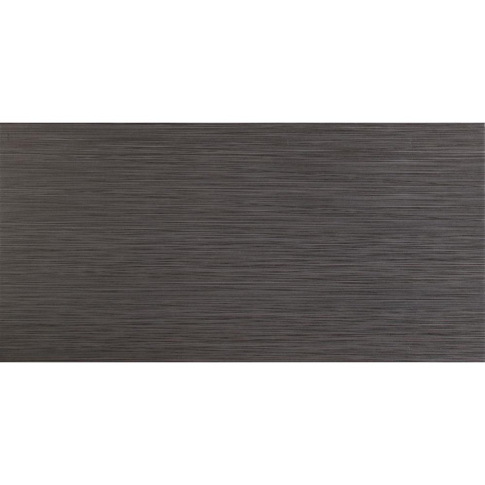 Msi Metro Charcoal 12 In X 24 Glazed Porcelain Floor And Wall Tile 16 Sq Ft Case