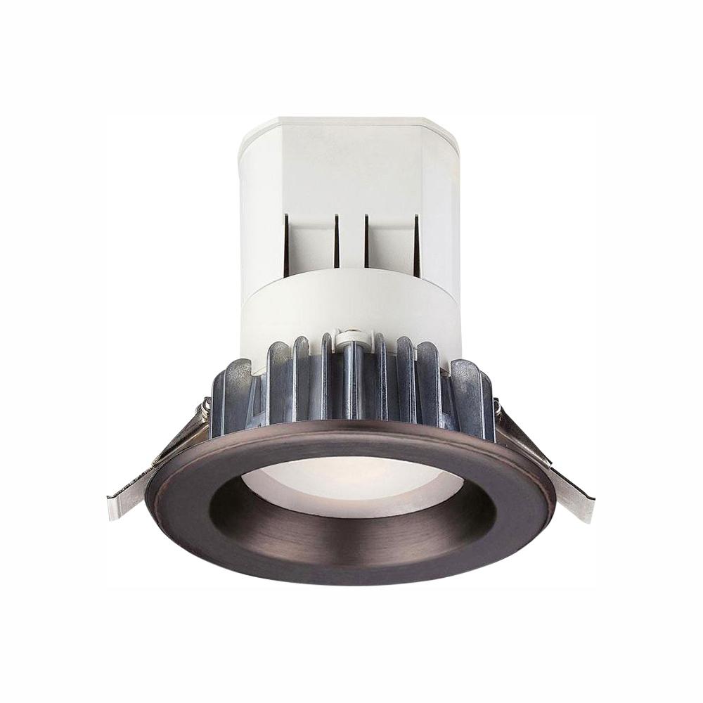 Envirolite Easy Up 4 In Soft White Led Recessed Light With 93 Cri 3000k J Box Bronze Trim No Can Needed Envirolite Easy Up 4 In Soft White Led Recessed Light With 93 Cri 3000k J Box Bronze Trim No Can Needed