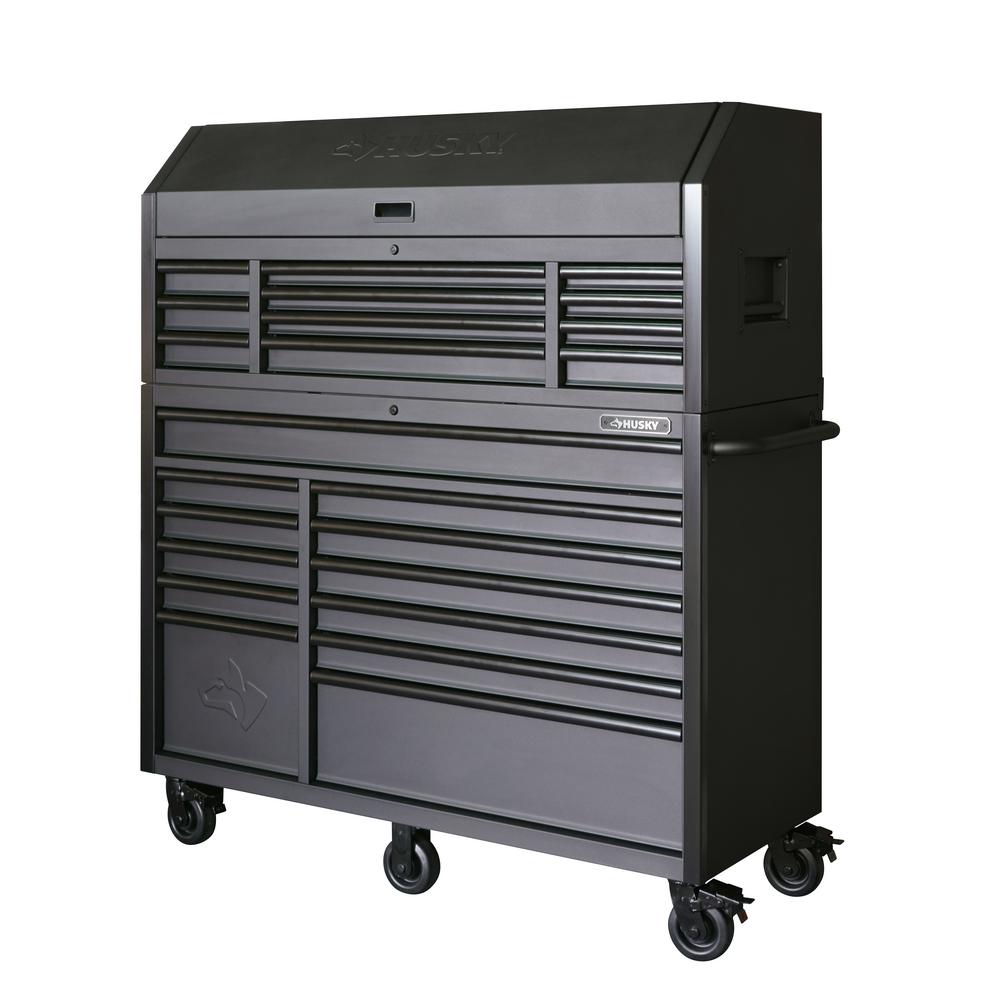 Husky HeavyDuty 56 in. W 23Drawer, Deep Combination Tool Chest and