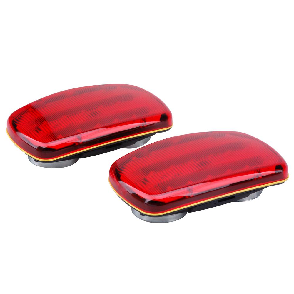 LED Safety Lights, Red (2Pack)91040 The Home Depot