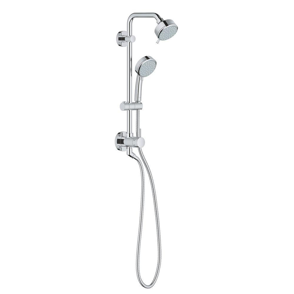 GROHE 18 in. Retrofit Shower System with Standard Shower Arm in