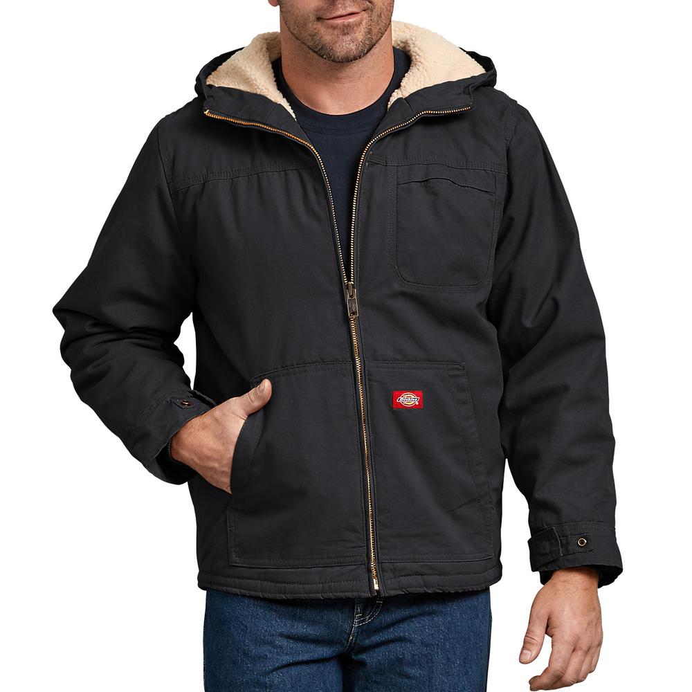 men's sherpa lined jacket with hood