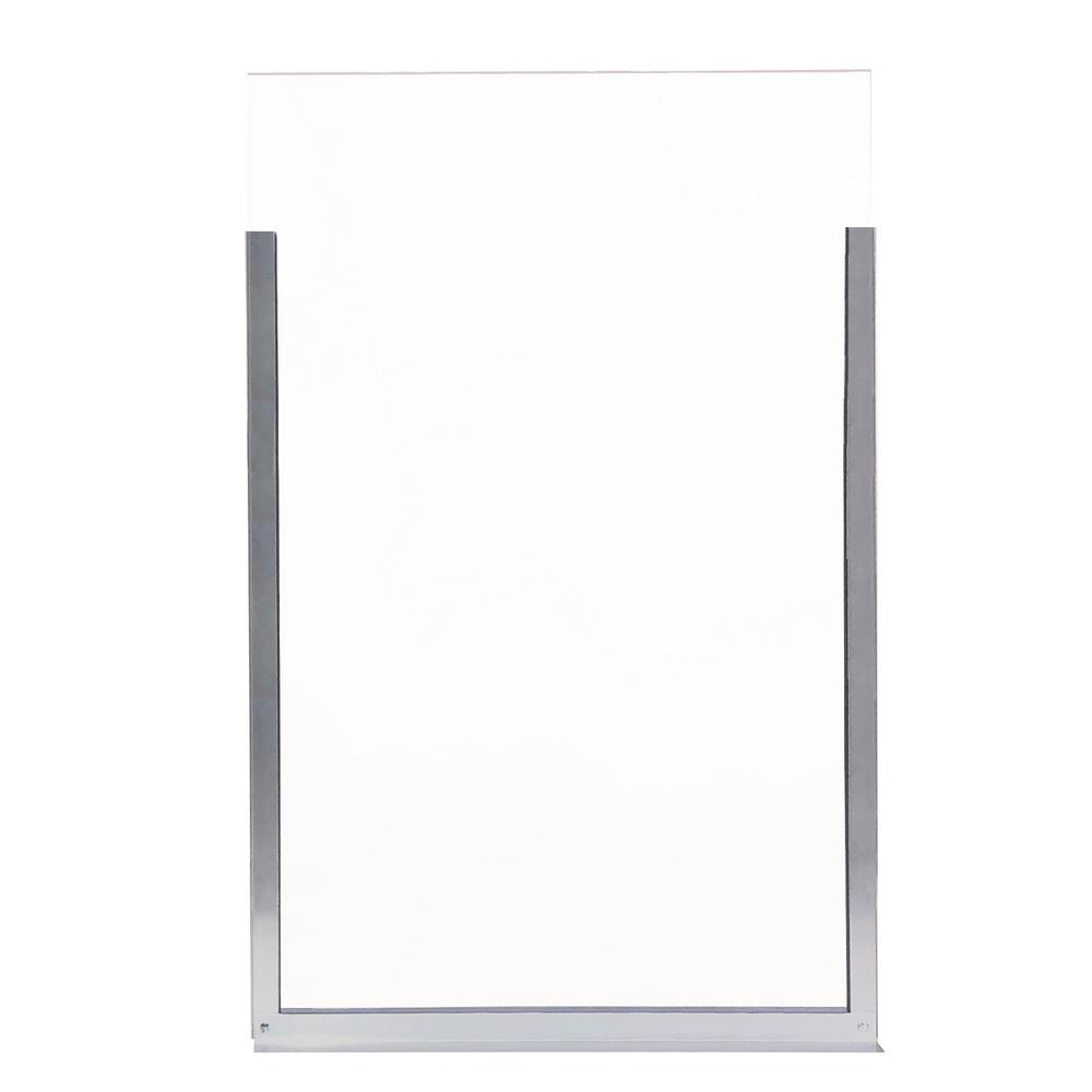 24 in. W x 36 in. H x 1/8 in.