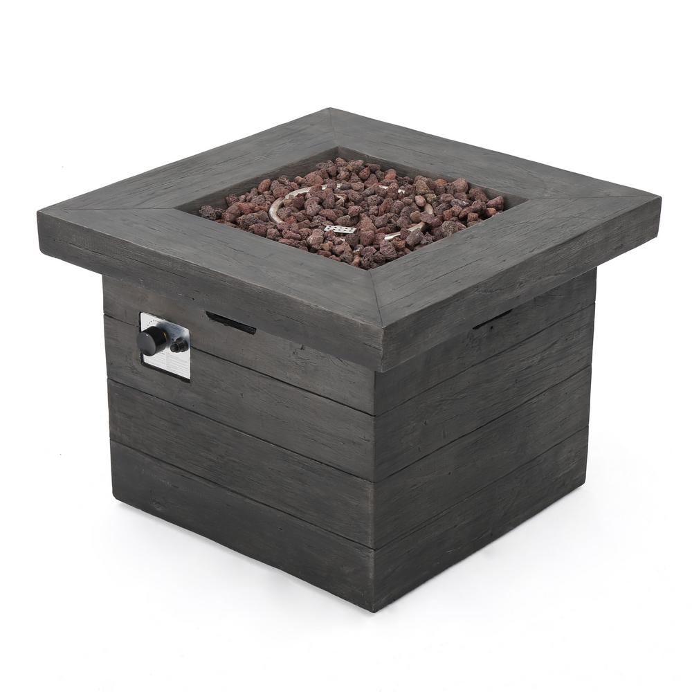 Square Butane Fire Pits Outdoor Heating The Home Depot