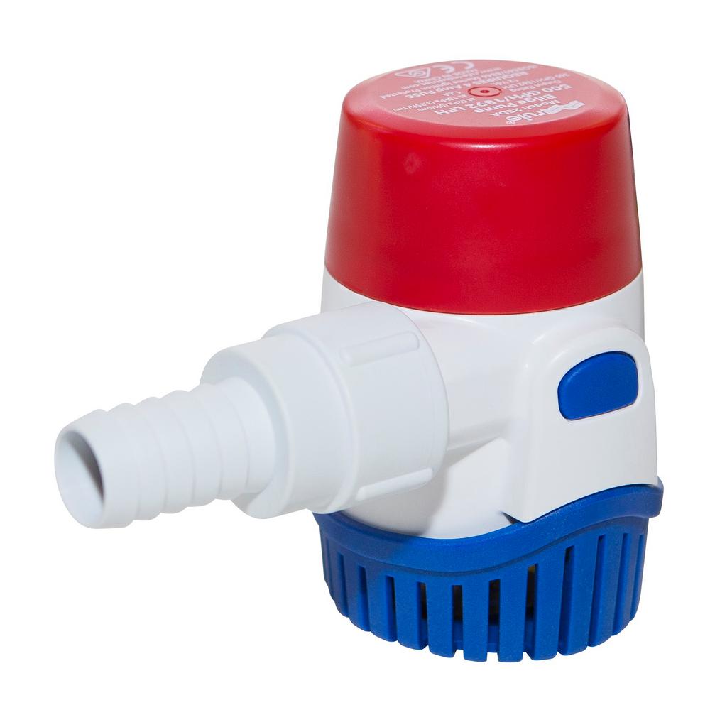 Rule 0.016 HP Submersible 12-Volt Manual Bilge Pump by Rule
