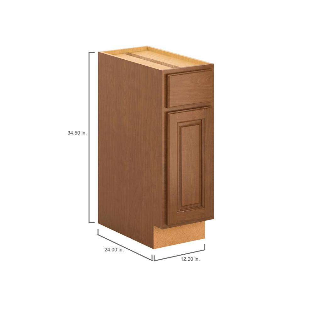 Hampton Bay Madison Assembled 12x34 5x24 In Base Cabinet With