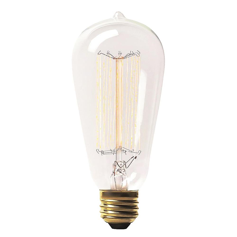 Vintage Light Bulbs Home Depot Archipelago 40w Equivalent Warm ...