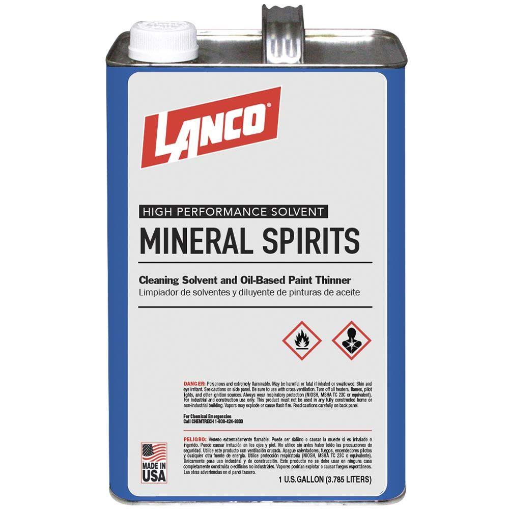 Lanco 1 Gal Mineral Spirits MS107 4 The Home Depot