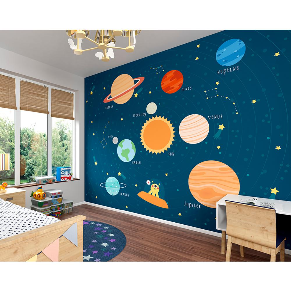 OhPopsi Outer Space Wall Mural-WALS0341 - The Home Depot