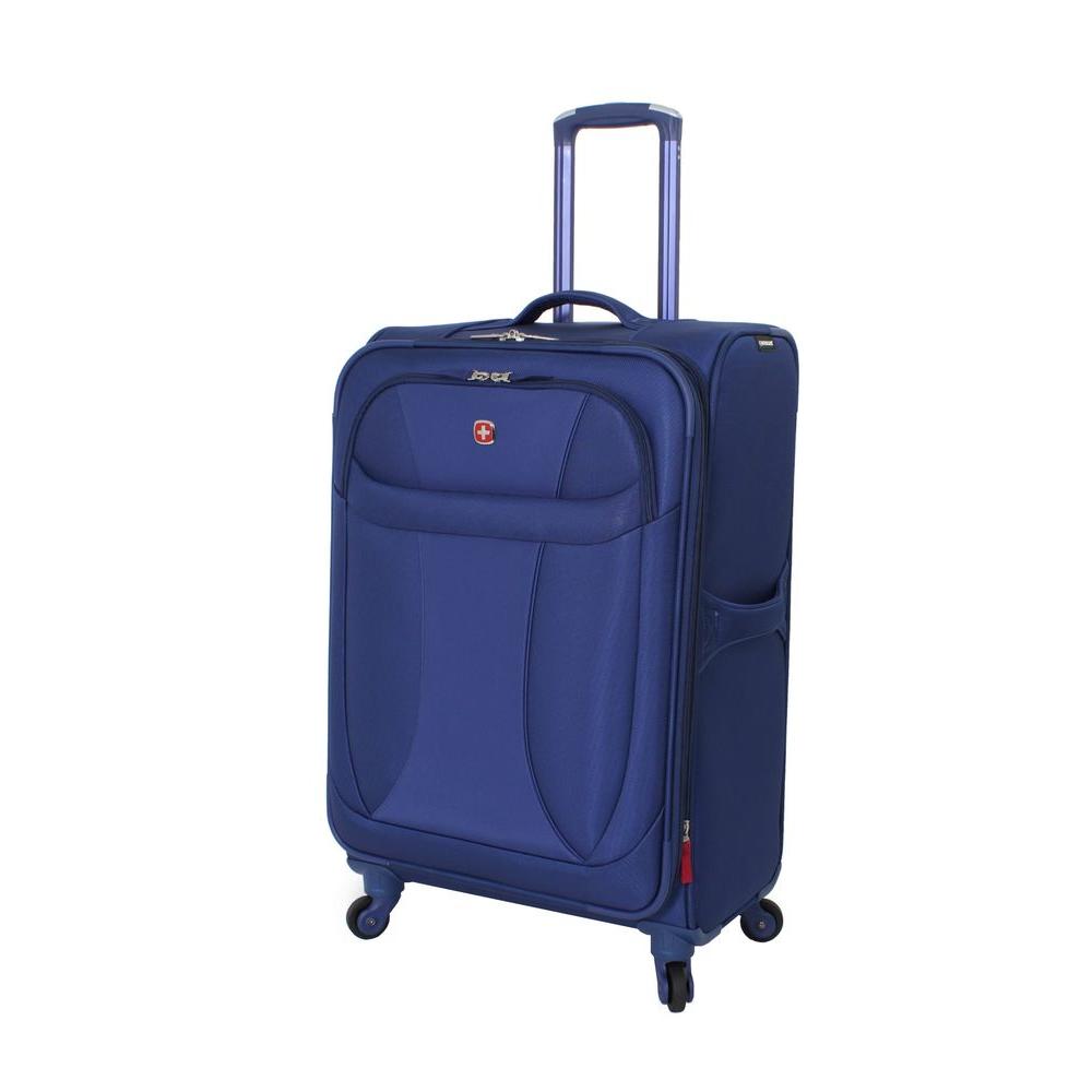 UPC 721427004531 product image for Wenger Luggage 24 in. Lightweight Spinner Suitcase in Blue 7208343167 | upcitemdb.com