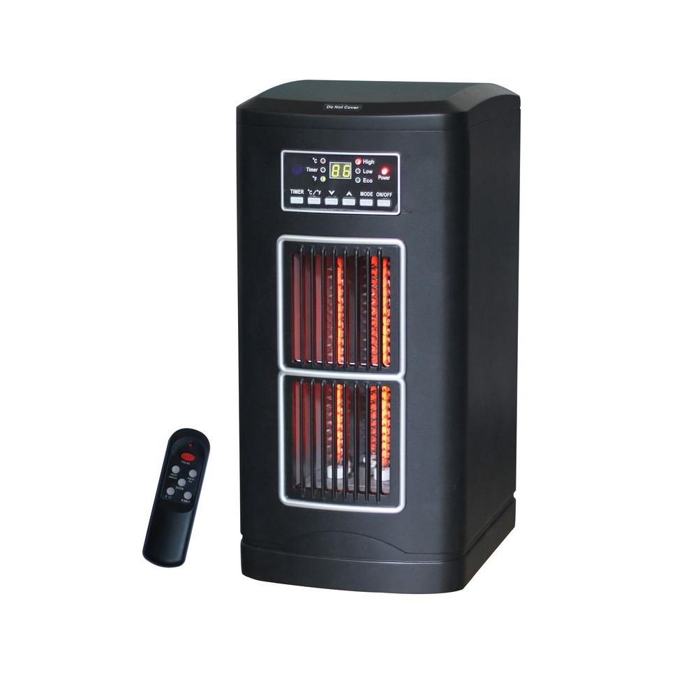 Lifesmart Life Pro Series 18 In 1500 Watt Infrared Tower Heater With Remote