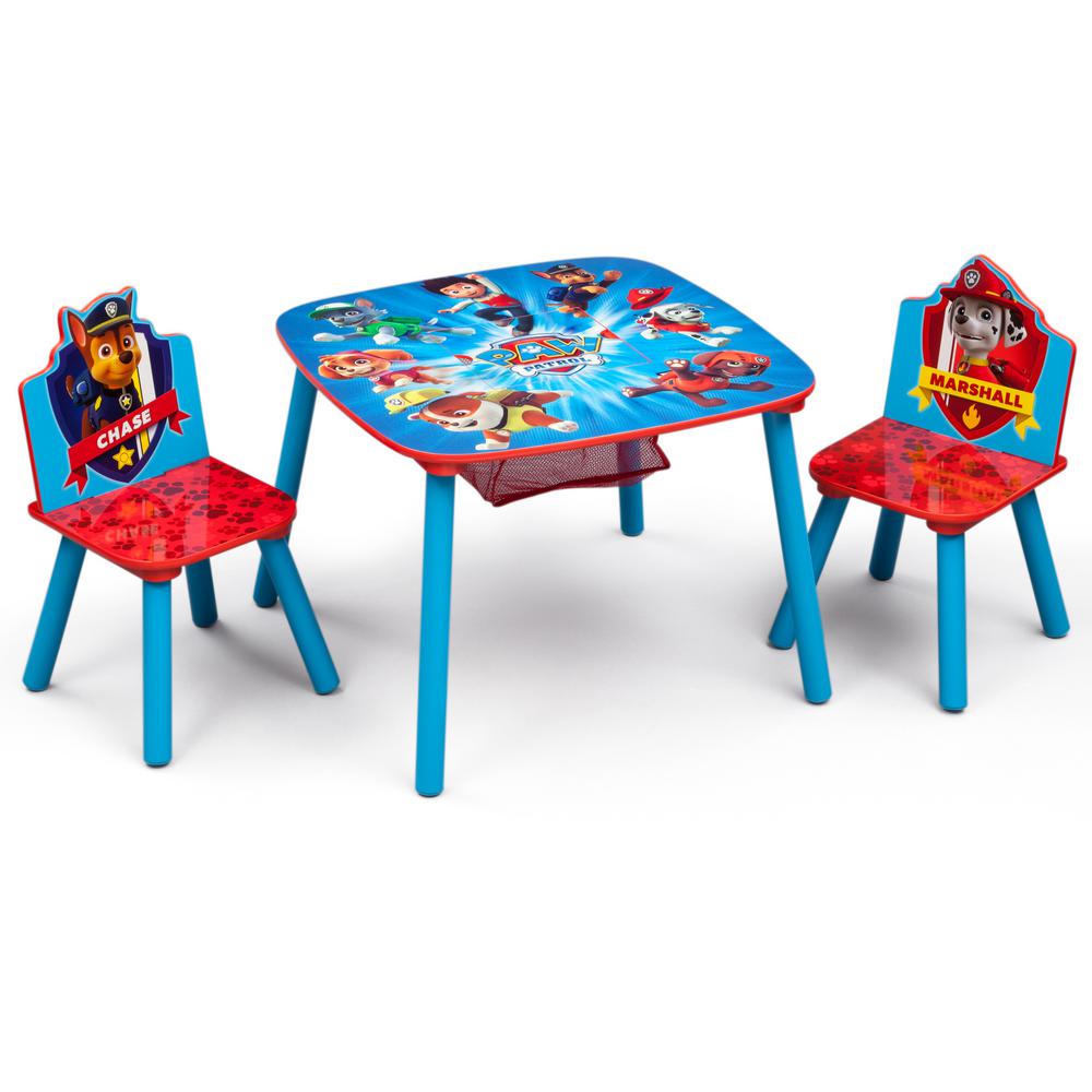 Delta Children Nick Jr Paw Patrol 3 Piece Multi Color Table And