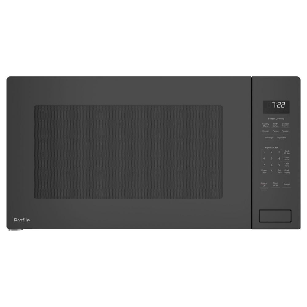 GE Profile 2.2 cu. ft. Countertop Microwave in Gray with Sensor Cooking by GE
