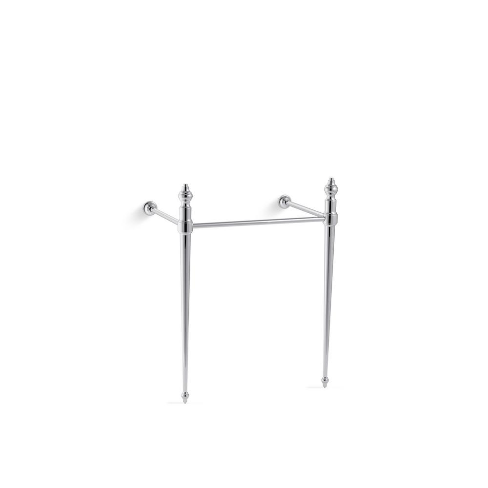 Console Sinks Bathroom The Home Depot Memoirs Console Table Legs In Polished Chrome
