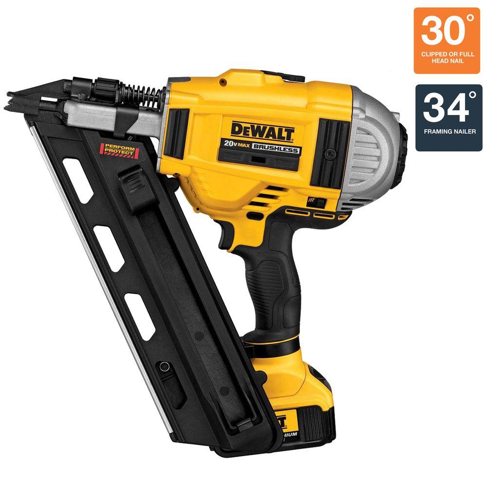 DEWALT Pneumatic 15-Degree Coil Siding Nailer-DW66C-1 - The Home Depot