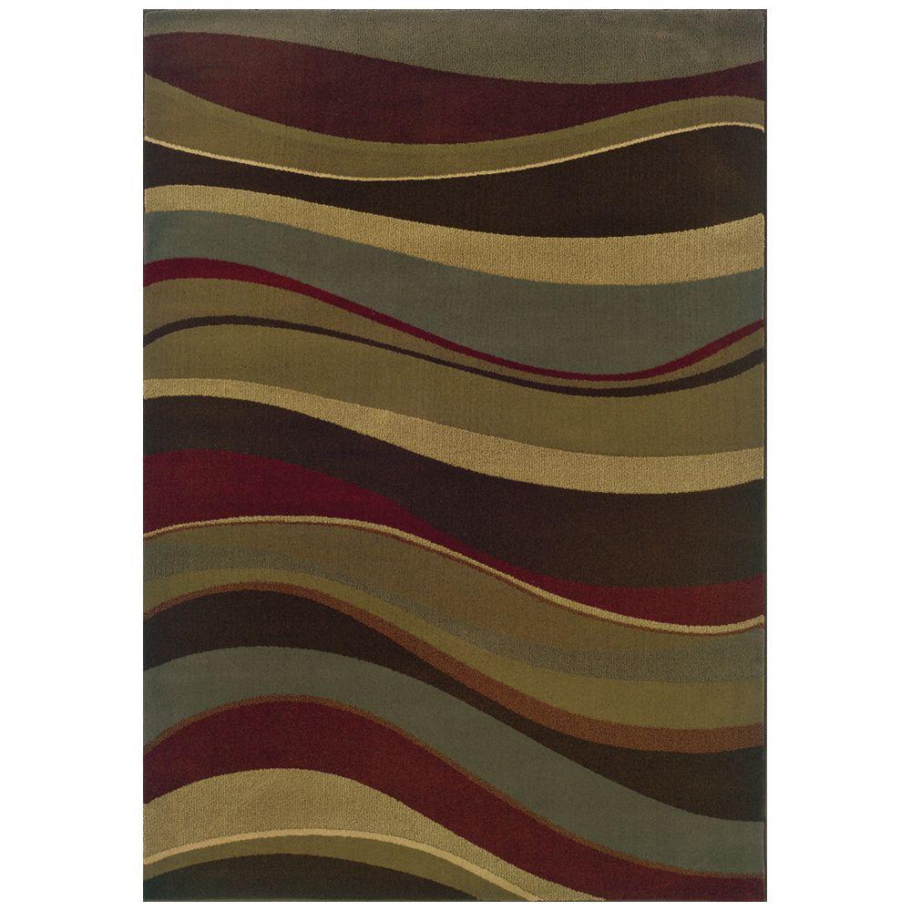Oriental Weavers Kiawah Cumberland Multi 8 ft. 2 in. x 10 ft. Area Rug271641 The Home Depot