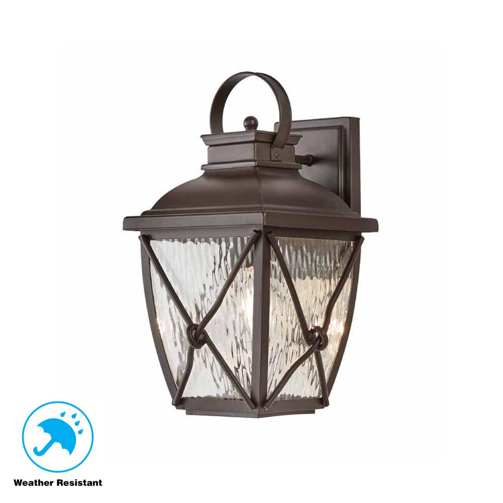Home Decorators Collection Essen 1 Light Antique Copper Outdoor Wall Springbrook 1 Light Rustic Outdoor Wall Mount Lantern
