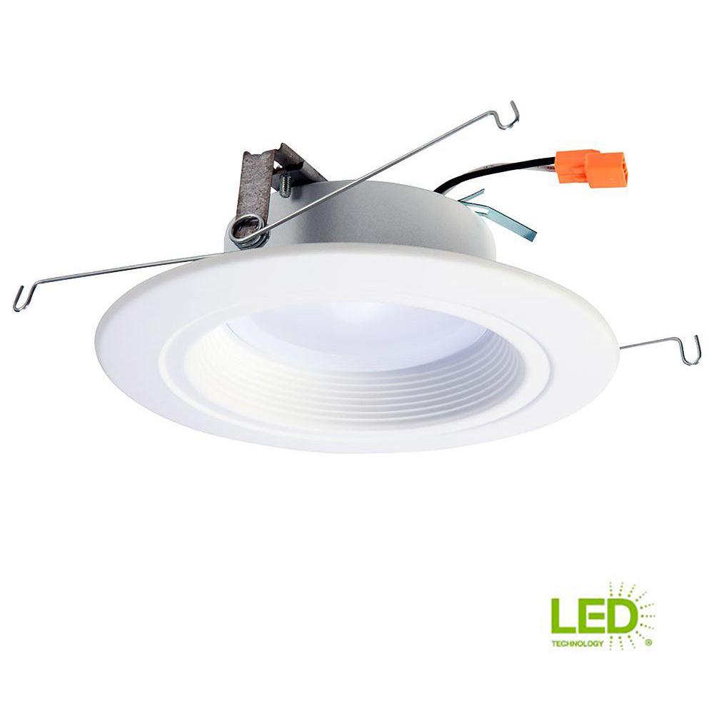 Halo Recessed Lighting The Home Depot White Integrated Led Recessed Ceiling Light Fixture Retrofit