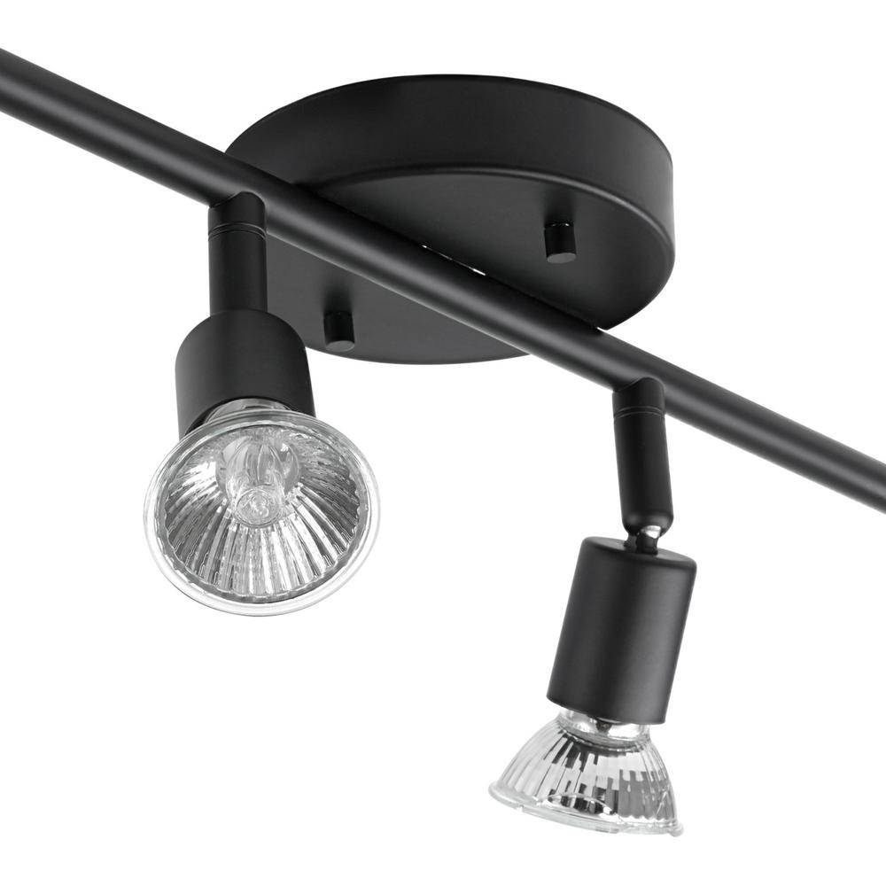 Black Lighting Ceiling Fans Globe Electric 59457 Flexigon Track