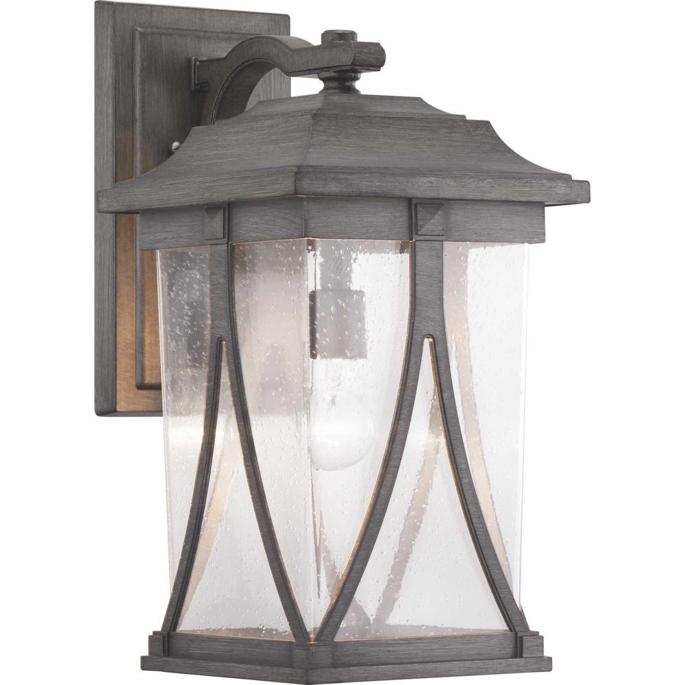 Progress Lighting Abbott Collection 1 Light Antique Pewter Outdoor Wall Lantern Sconce Progress Lighting Abbott Collection 1 Light Antique Pewter Outdoor Wall Lantern Sconce