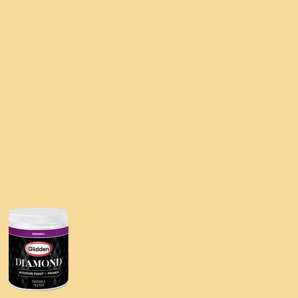 Glidden Diamond 8 oz. HDGY20U Yellow Duckling Eggshell Interior Paint