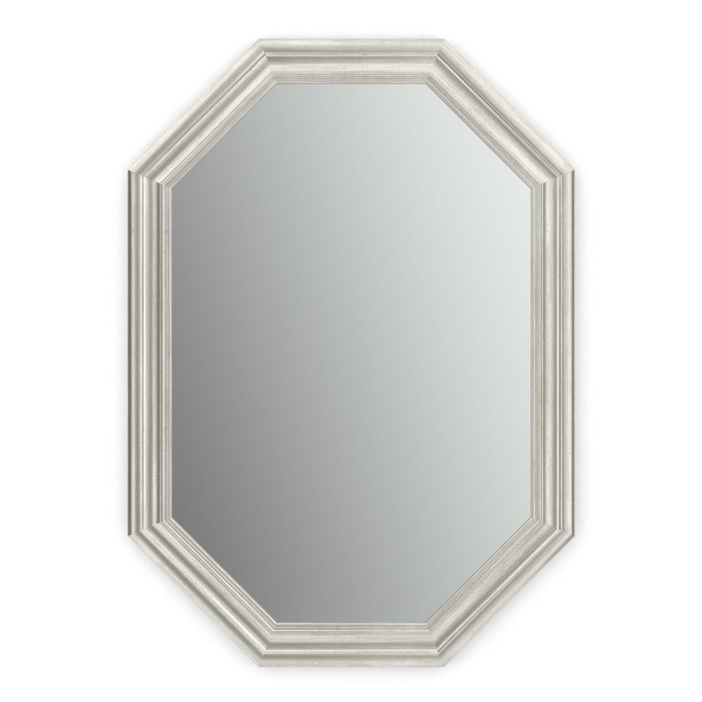 Delta 33 in. x 46 in. (L3) Octagonal Framed Mirror with Standard Glass ...