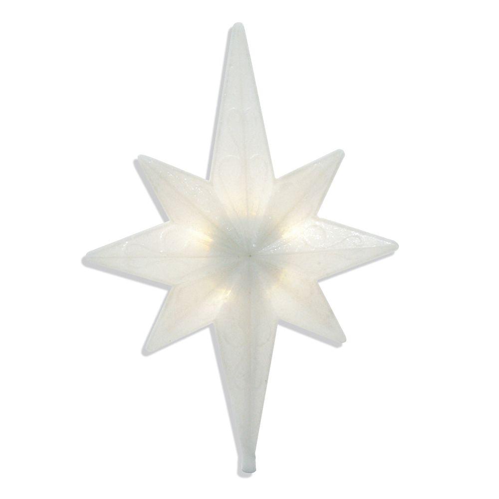 Brite Star Battery-Operated Bethlehem Iridescent Star Shape Warm White ...