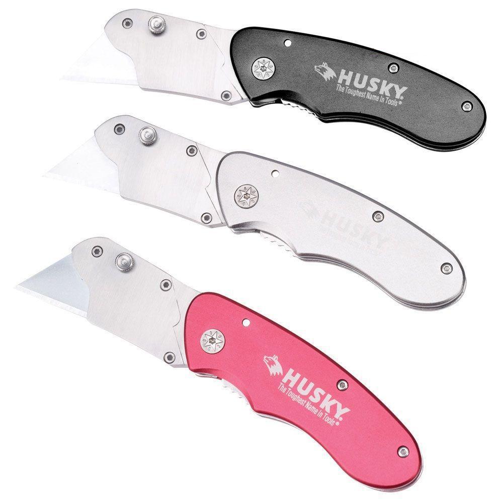 Husky Utility Knives (3-Pack)-007-682-HKY - The Home Depot