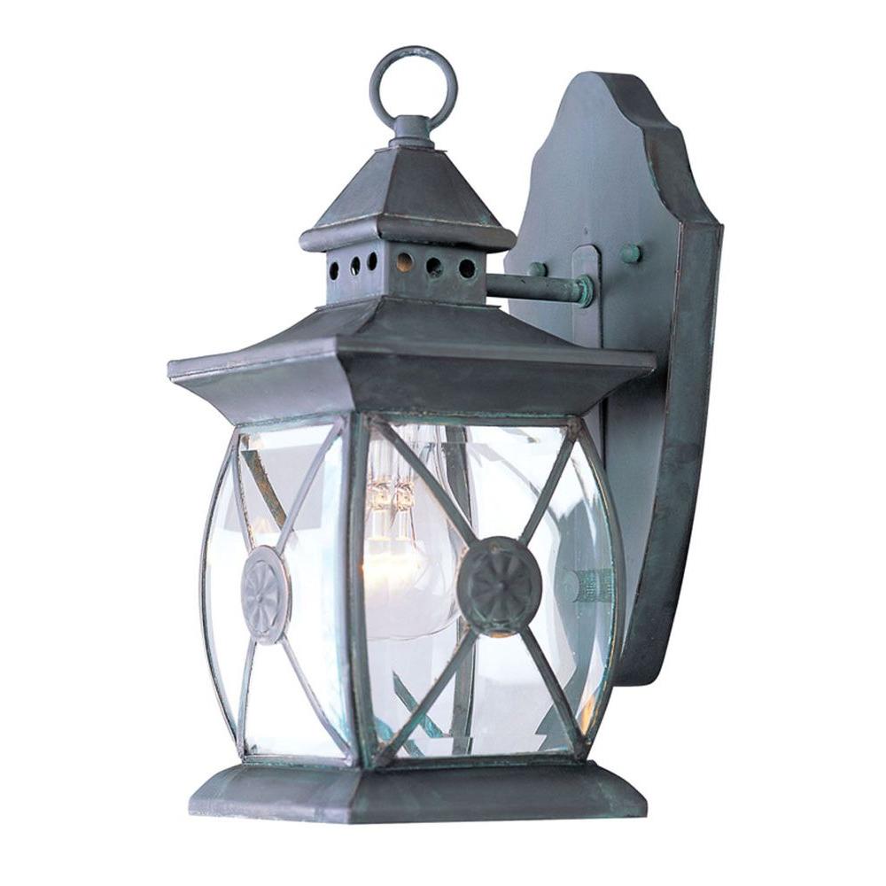 Livex Lighting Providence WallMount 1Light Charcoal Outdoor