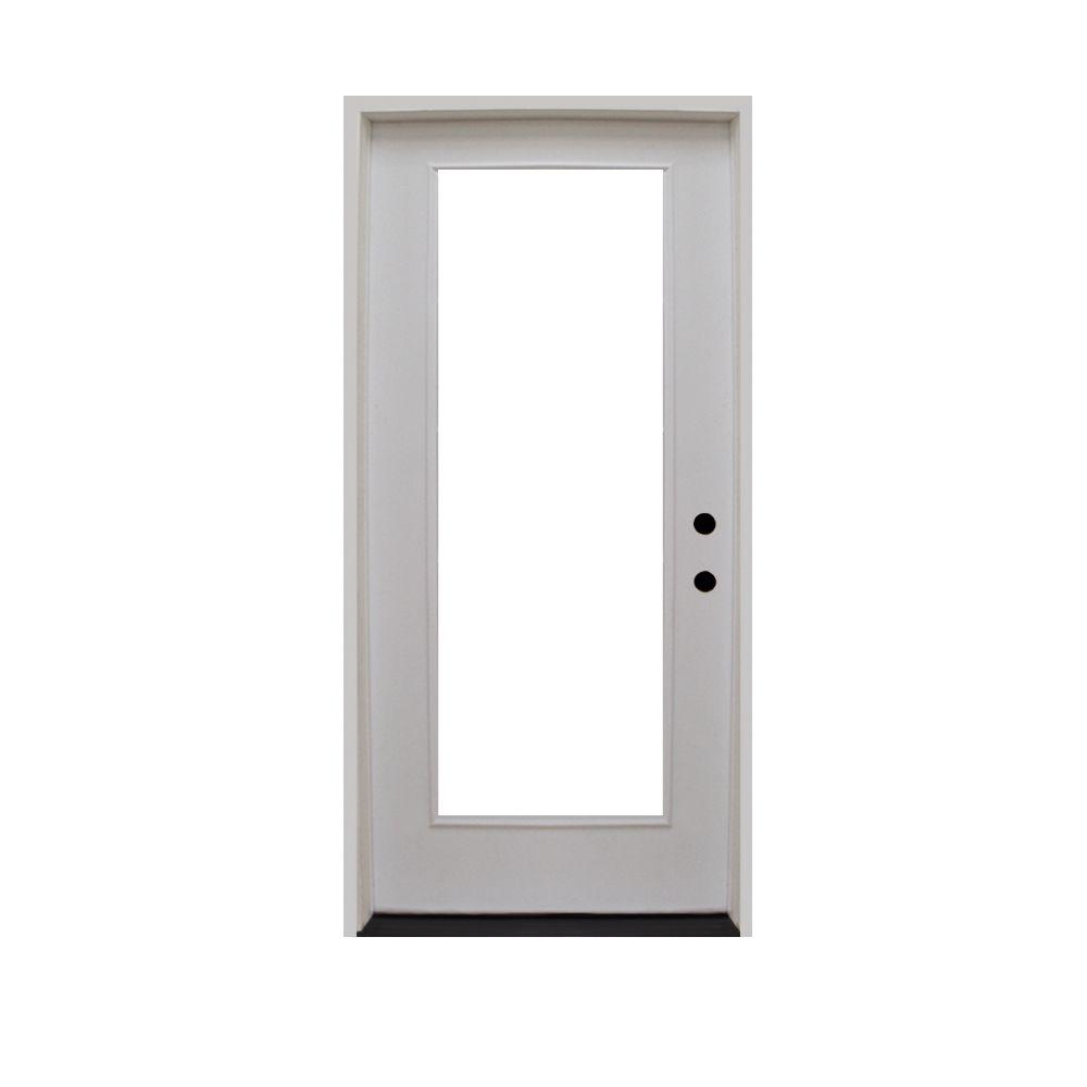 Steves &amp; Sons 32 in. x 80 in. Premium Full Lite Primed