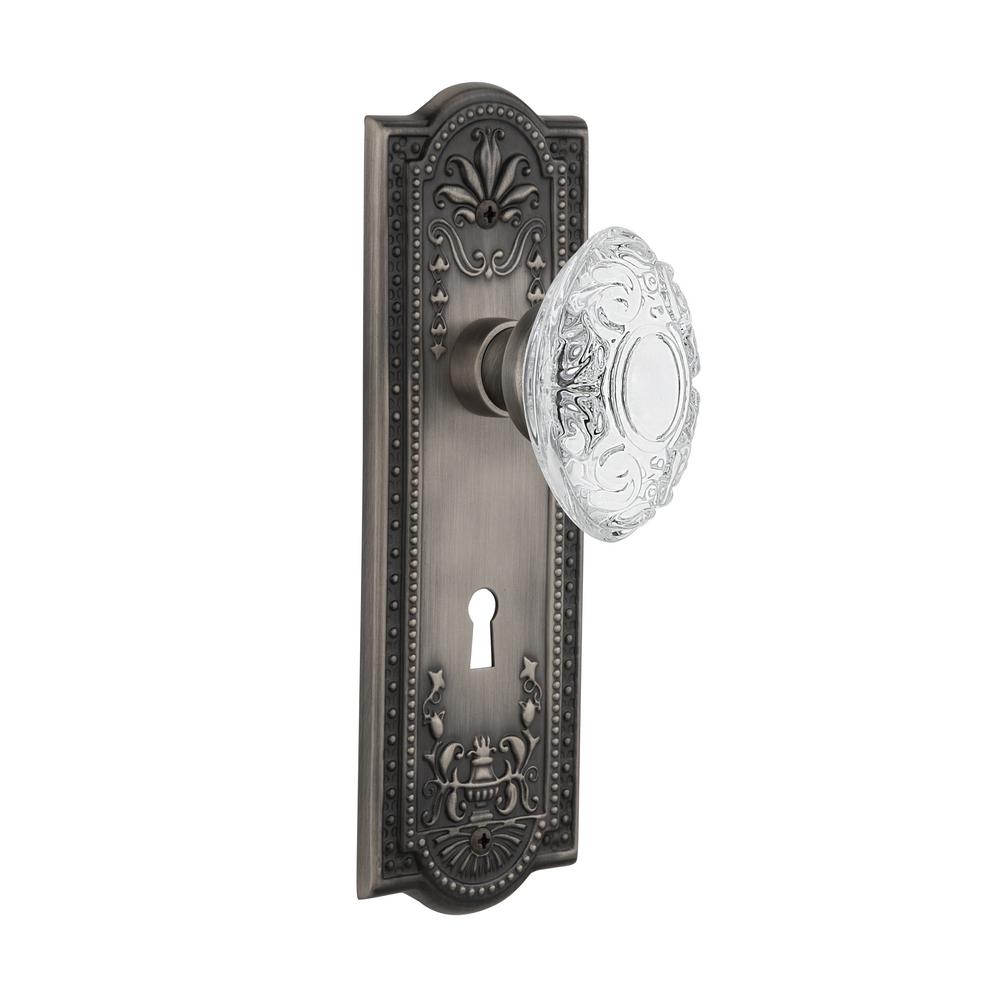 Nostalgic Warehouse Meadows Plate Antique Pewter Double Dummy With