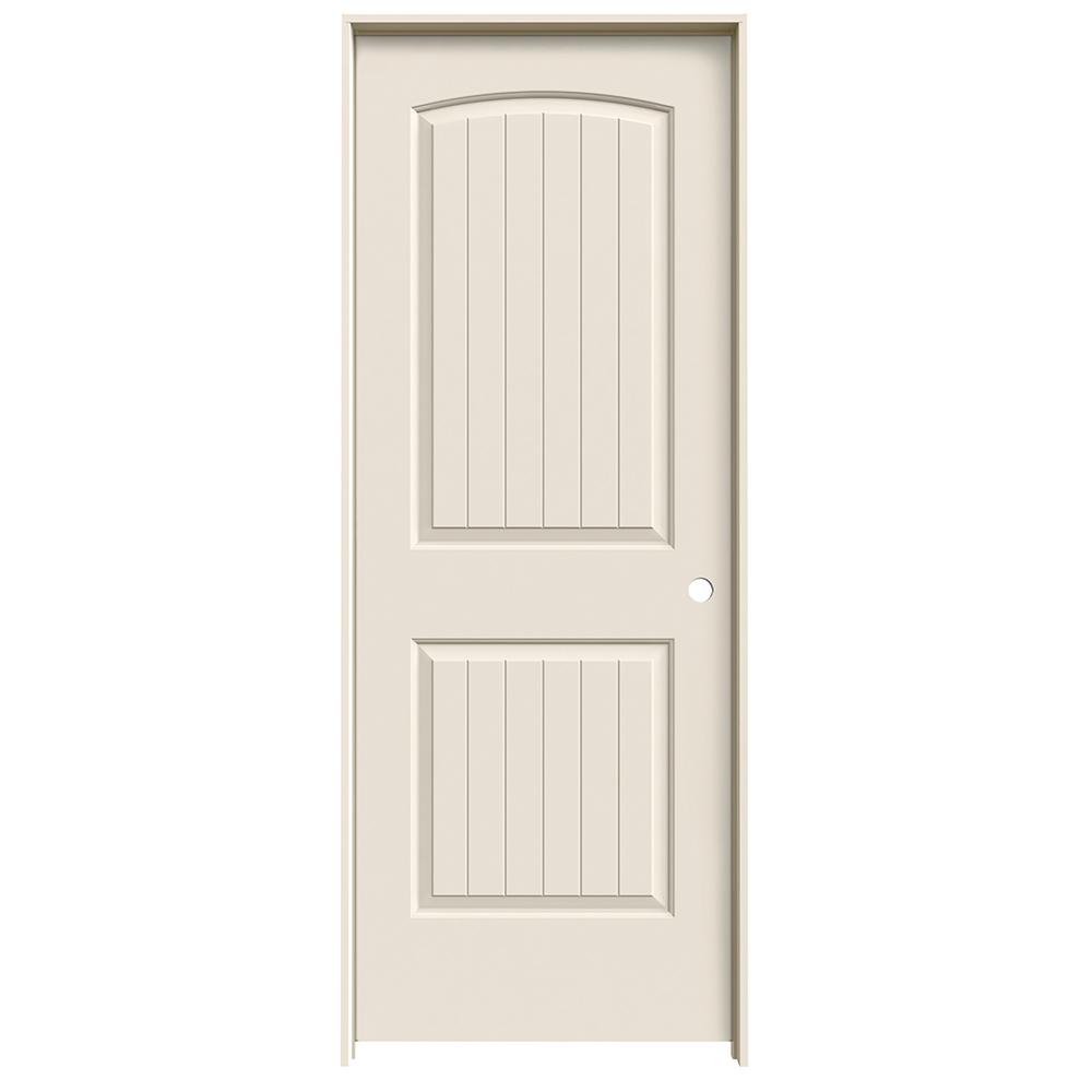 Jeld Wen 28 In X 80 In Santa Fe Primed Left Hand Smooth Solid