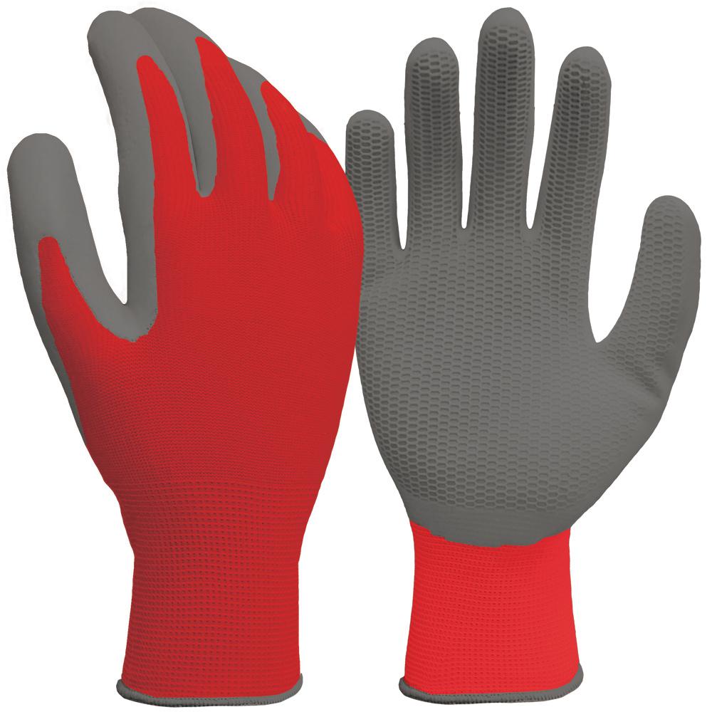 Grease Monkey Small Red Grip Latex Coated Glove25900030 The Home Depot