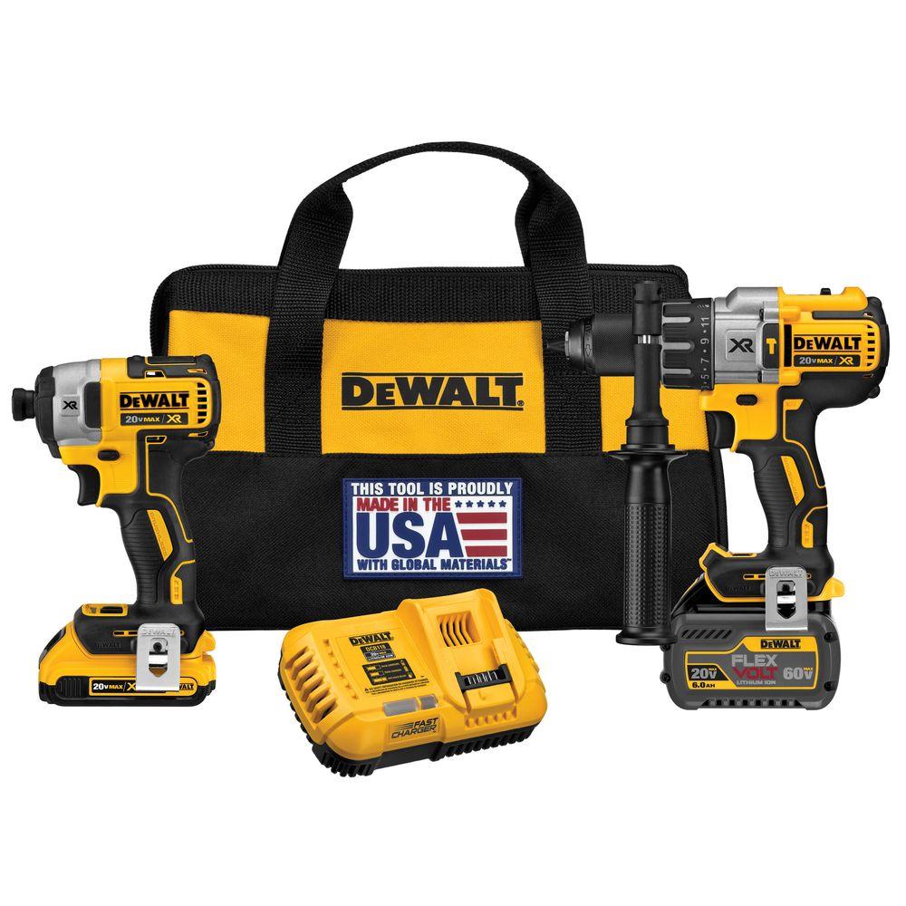 DEWALT 18-Gauge Brad Nailer and 6 Gal. Heavy Duty Pancake Electric ...