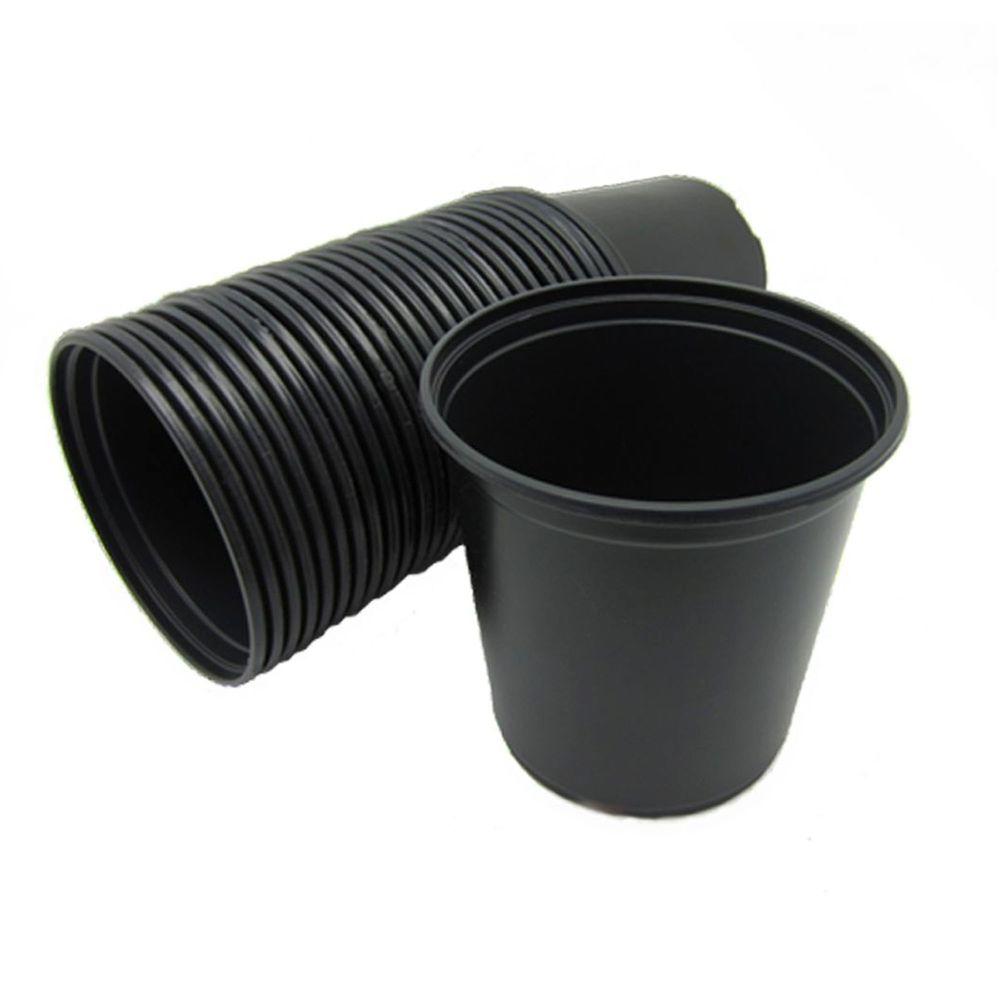 Viagrow 1/2 Gal. Plastic Nursery Pots (100Pack)VHPP50100 The Home