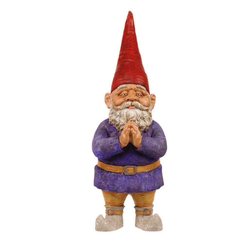 Toad Hollow 21 in. Mordecai Gnome Garden Statue36125 The Home Depot