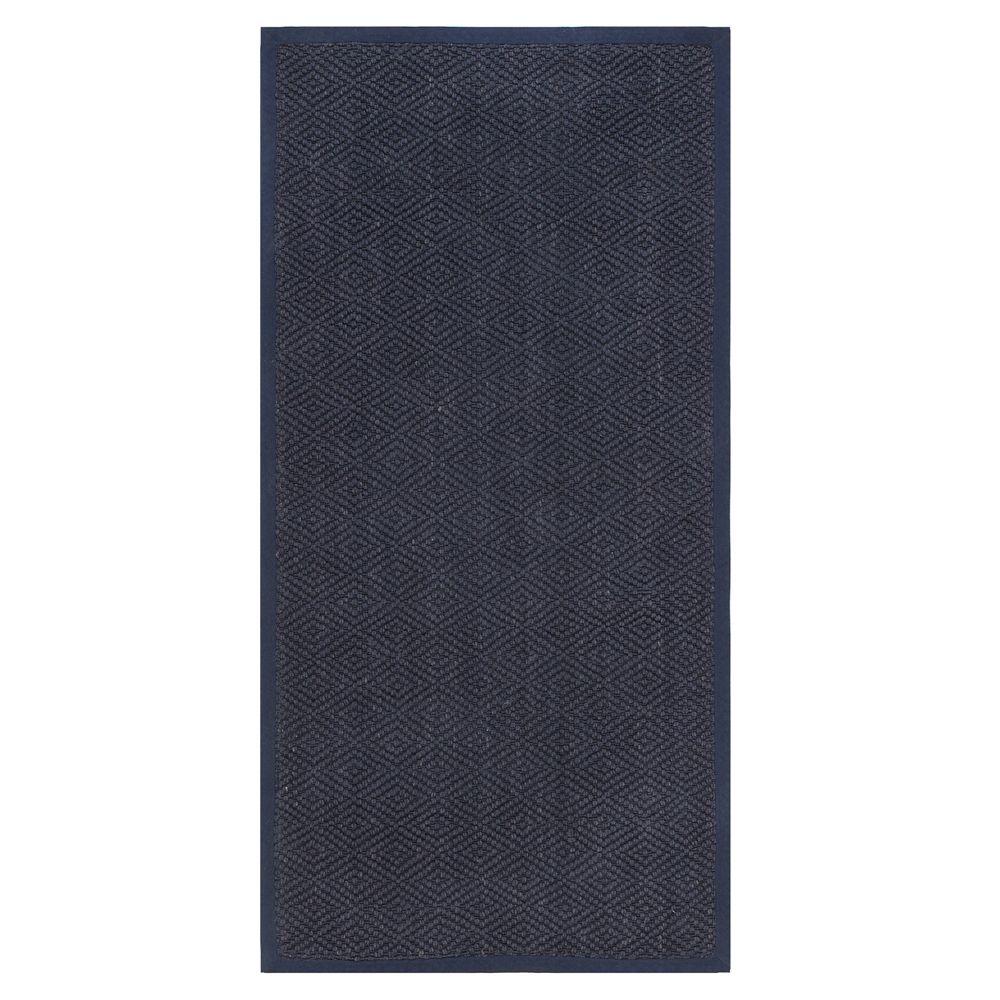 Home Decorators Collection Diamond Jute Indigo 3 ft. x 10 