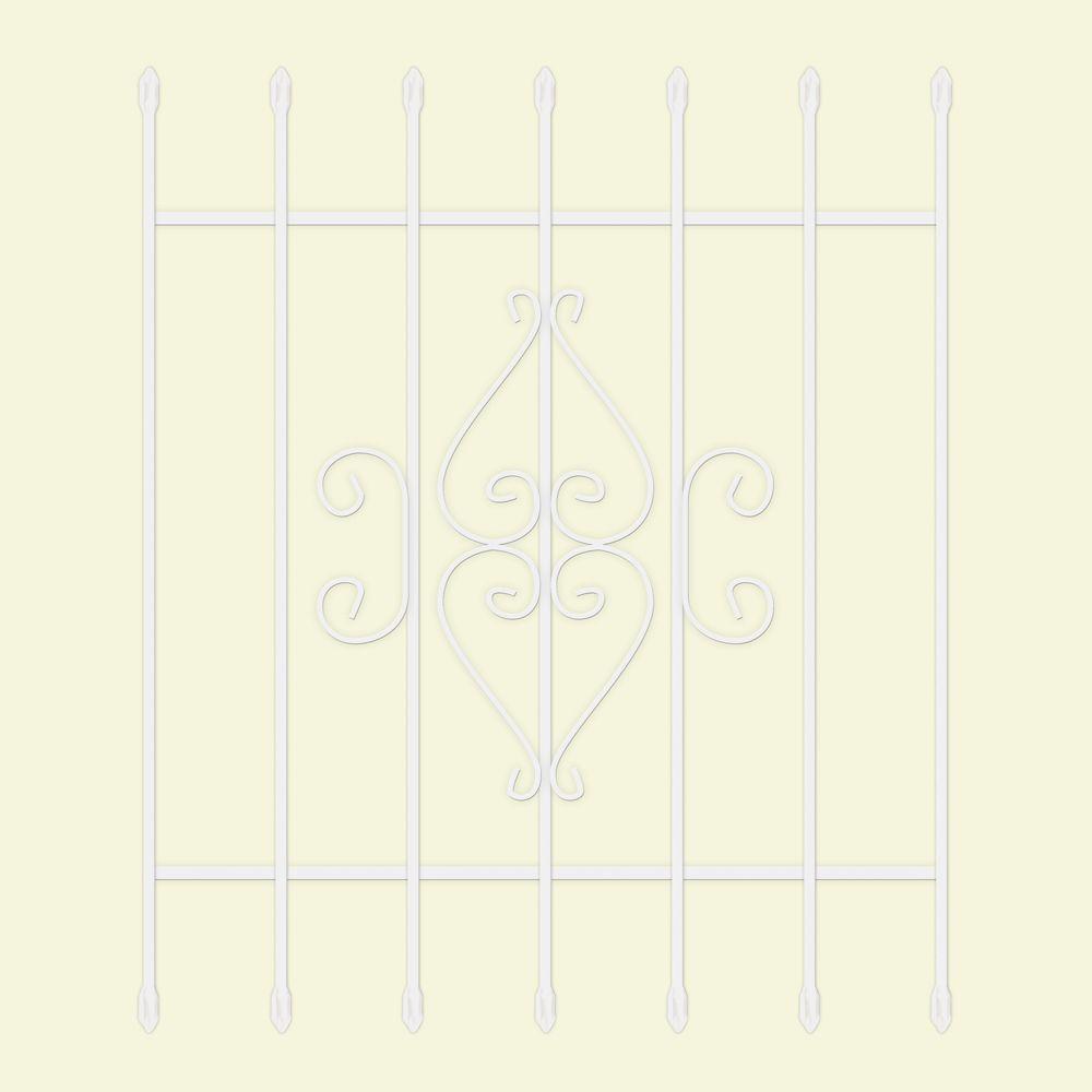 36x42 Spear Point Security Bar Window Safety Guard Bars Steel Forced