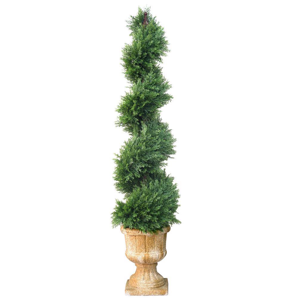 National Tree Company 54 in. Artificial Juniper Slim Spiral-LCYSP4-710 ...