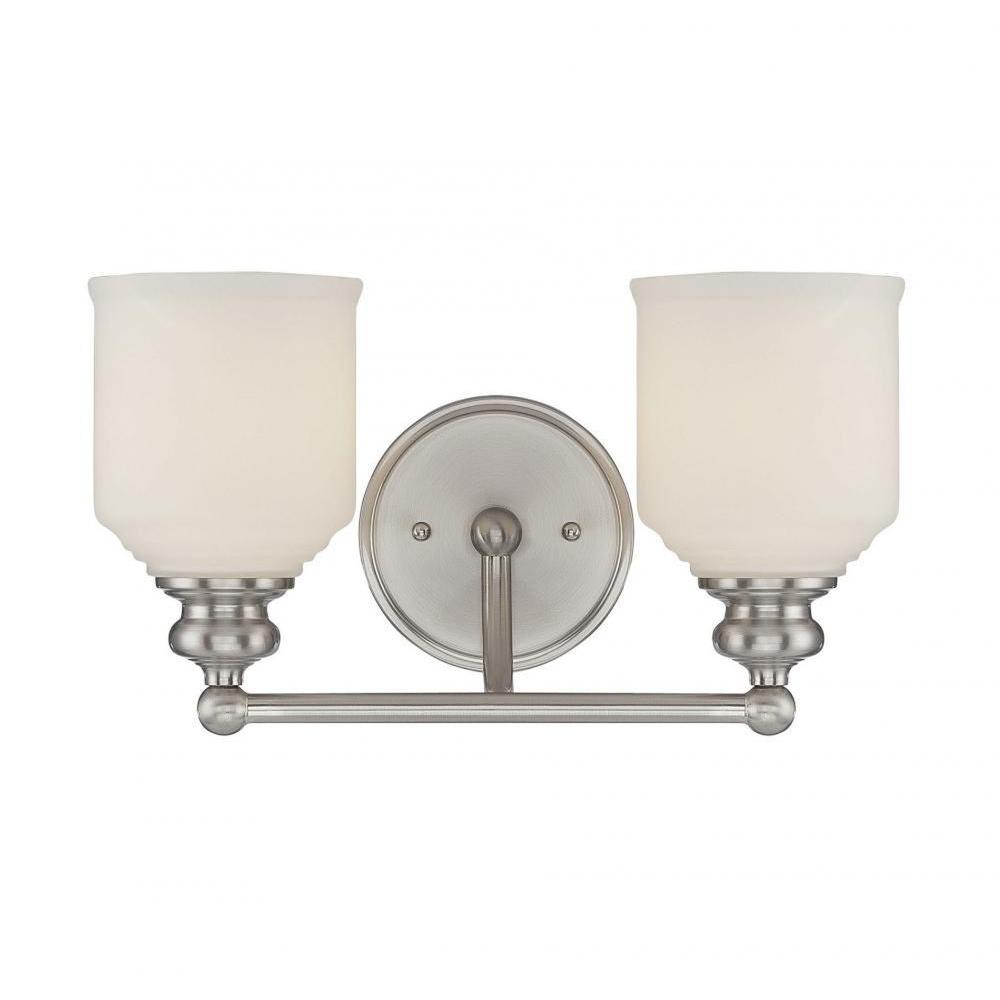 Filament Design Massa 2-Light Satin Nickel Bath Vanity Light-CLI ...